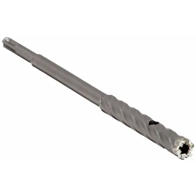 BOSCH Rebar Cutter Drill Bit: 9/16 in Drill Bit Size, 10 in Max Drilling Dp - SDS-Plus Rebar Cutting Drill Bits
