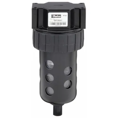 Parker Compressed Air Filter: Particulate, 3/8 in NPT, 40 micron, 80 cfm - Parker FRL Air Filters