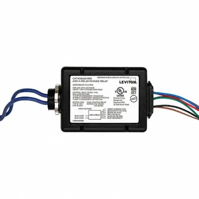 LEVITON Power Pack: OSA, Fluorescent/Incandescent, Hard Wired, 120/230/277V AC - Power & Relay Control Units