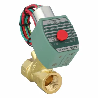 REDHAT Solenoid Valve: 2-Way, Normally Closed, 1/2 in Pipe Size, 220V AC/240V AC - 2-Way/2-Position, Normally Closed Solenoid Valves