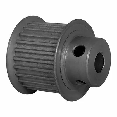 Dayton Timing Pulley: Modified Curvilinear, Fixed, For GT Timing Belt Section - GT Section Fixed-Bore Timing Pulleys with Hub