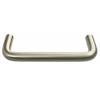 MONROE PMP Pull Handle: Threaded Holes, Stainless Steel, Silver, #8-32 Screw Size, 0.31 in (MPN PH-0132)
