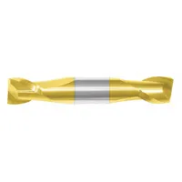 APPROVED VENDOR Square End Mill: Carbide, TiN Coated, Double End, 2 Flute, 1/2" Mill Dia, 5/8" LOC (MPN 234-001121)