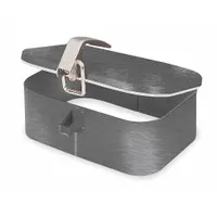 TSUBAKI Access Door: 13 3/4 in Ht, 19 3/4 in Wd, Steel, 10 ga (Frame)/13 ga (Cover), Chrome (MPN P3SG)