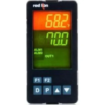 RED LION Temperature Controller: Red Lion, 1/8 DIN Size, B/E/J/K/L/R/RTD/S/T/TXK/U - Temperature Controllers