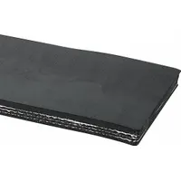 Heavy-Duty Multi-Ply Conveyor Belt: 16 in Belt Wd, 13/32 in Belt Thick, Cut to Lg (15 ft Min), Black (MPN 20023005-16)