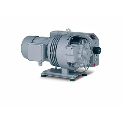 RIETSCHLE THOMAS Vacuum Pump: 1.5 hp, 3 Phase, 230/460V AC, 17.7 cfm Free Air Displacement - Lubricated Rotary Vane Vacuum Pumps