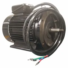 This motor assembly is a replacement component for Dayton wood dust collectors. It is intended to restore functionality to compatible dust collection systems in woodworking environments.