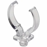 LEVITON Lampholder: Lamp Support Clip, 4-Pin (2G11), Vertical Mounting Orientation, Clear (MPN 23452-V)