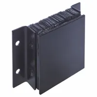 Dock Bumper: Square, 14 in x 10 in x 4 in Bumper, Laminated Rubber, Steel, Abrasion-Resistant, Angle (MPN 22-0900)
