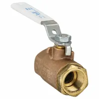 APOLLO Manual Two-Way Ball Valve: 3/4 in Size, Bronze, Straight, FNPT x FNPT, Std Port Ball Port (MPN 70LF14401)