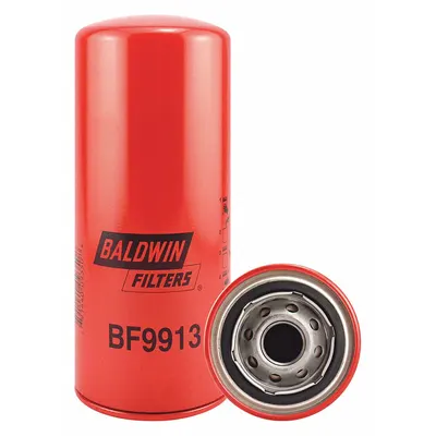 BALDWIN FILTERS Fuel Filter: Spin-On, 3 11/16 in Outside Dia, 1-12 Thread Size, Cellulose - Spin-On Fuel Filters