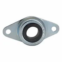TIMKEN Flange Mount Bearing: Radial Ball, 3/4 in Bore, Steel, Eccentric Collar, 4 1/2 in Lg, Rhombus (MPN LFST 3/4)