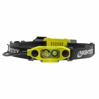 NIGHTSTICK Intrinsically Safe Headlamp: Yes, 300 lm, 6 hr Run Time at Max. Brightness - Rechargeable Headlamps
