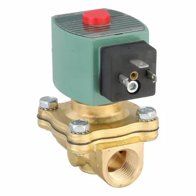 REDHAT Solenoid Valve: 2-Way, Normally Closed, 1/2 in Pipe Size, 24V DC, High Flow - 2-Way/2-Position, Normally Closed Solenoid Valves