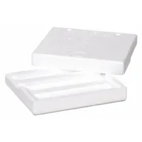 Lab Tube Mailer: Lab Tubes Holds Container, 3 Tubes, 1 1/4 in Outside Ht, 5 1/8 in Outside Lg, White (MPN 364)