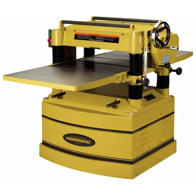 POWERMATIC Stationary Planer: 230V, Three-Phase, 14 A_7 A, 5 hp, 20 in Max. Wd - Stationary Planers
