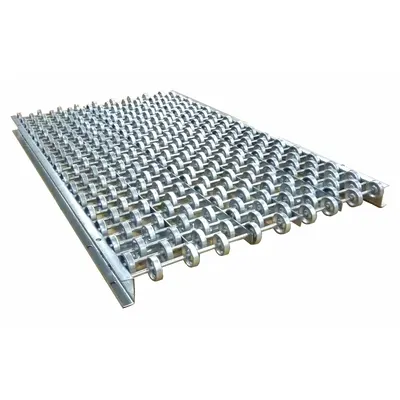 ASHLAND CONVEYOR Skate Wheel Conveyor: Light-Duty, Steel, 10 in Between Frame Wd, 12 in Overall Wd - Light-Duty Rigid-Frame Skate Wheel Conveyors