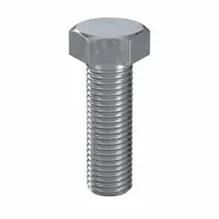 Hex Head Cap Screw: Steel, Class 8.8, Zinc Plated, M16, Metric, 50 mm lg, Fully Threaded, 25 PK (MPN HF18160500-025P1)