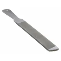 Machinists File: Rectangular, Bastard Cut, 8 in Lg without Tang, 1 in Wd, 3/16 in Thick, 3 Cut Edges