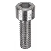 Socket Head Cap Screw: #8-32 Thread Size, 1/2 in Lg, Std, NL-19, Stainless Steel, 18-8, 100 PK (MPN FBSCAPS83212P100)