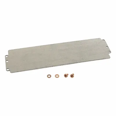 HAMMOND Inner Panel: Back Panel Panel, 9.41 in Overall Ht, 2.65 in Overall Wd, Steel - Interior Mounting Panels