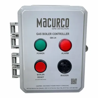 MACURCO Transmitter Controller: CM-6 (36CF92)/GD-6 (36CF89), Carbon Monoxide/Natural Gas/Propane - Gas Boiler Controllers for Fixed Gas Detectors