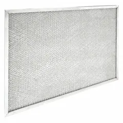 This washable metal air filter is designed for use in HVACR systems to capture airborne particles. It can be cleaned and reused, making it suitable for commercial and industrial ventilation units, furnaces, and air handlers. The filter helps maintain airflow and protect equipment.