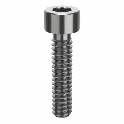 AMPG Socket Head Cap Screw: #4-40 Thread Size, 1/2 in Lg, Std, Plain, Stainless Steel - Inch System Standard Socket Head Cap Screws