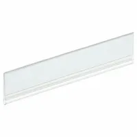TRI-DEX Label Holder: 3 in x 7/8 in, Clear, Slide-In, 25 Label Holders, Snap-On, Plastic, 25 PK (MPN TR-0813)