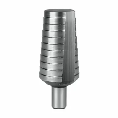 RUKO TOOLS Step Drill Bit: 20 mm to 30 mm, HSS - Flat-Bottom High-Speed Steel Step Drill Bits