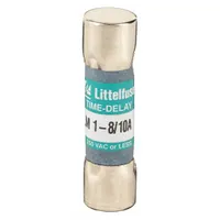 LITTELFUSE Fuse: FLM Series, Midget, Time-Delay, 1.8 A, 250 V AC, 13/32 in x 1 1/2 in (MPN FLM01.8)