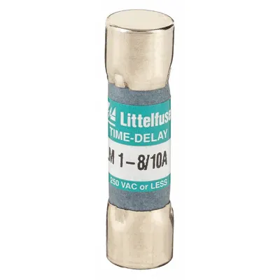 LITTELFUSE Fuse: FLM Series, Midget, Time-Delay, 1.8 A, 250 V AC - Time-Delay Cylindrical Fuses
