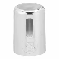 This plastic air gap replacement cap covers the air gap opening on a sink drain assembly. It prevents debris from entering while allowing proper drainage and venting. Overall height is 2-1/2 inches, overall length is 1-7/8 inches