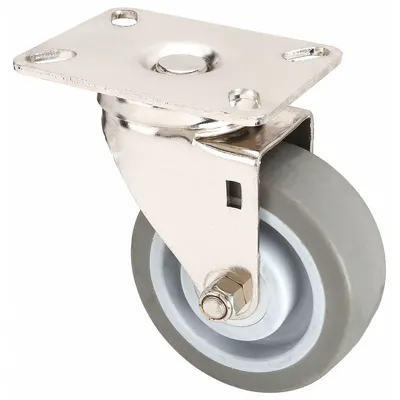 OEM Plate Caster: Swivel - Debris-Resistant NSF-Listed Sanitary Plate Casters