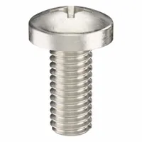 Machine Screw: #10-32 Thread Size, 7/16 in Lg, 316, Stainless Steel, Plain, Pan, Phillips, 50 PK (MPN ZSCRW-385)