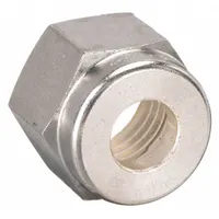 HAM-LET Compression Fitting Nut: 1/4 in OD Fitting Size, Compression, Stainless Steel (MPN 761L SS 1/4)