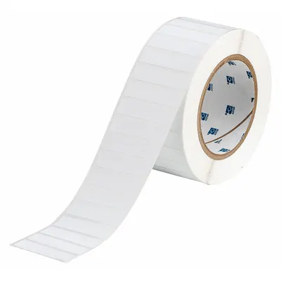 BRADY Pre-Cut Label Stock Roll: Tamper Indicating, 1/2 in x 2 in, 1/2 in - Brady Destructible Tamper-Indicating Precut Label Rolls