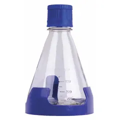 Polycarbonate Shaker Flask, 500 mL, Sterile, Autoclavable, Graduated with Closure, WPFPC0500S