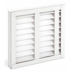 Pleated air filter for negative air machines used in construction, remediation, and industrial ventilation. Nominal dimensions 12 in height, 12 in width, 2 in depth. Maximum airflow 400 cfm. Compatible with manufacturer model 1987-UCA2.