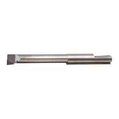 This WIDIA boring bar is designed for internal boring operations in metalworking, used to enlarge or finish holes with precision. It features a TiN coating for wear resistance and a right-hand cutting configuration. The center-to-cutting-tip dimension is 0.0410 in.