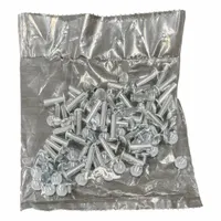 Binding Post: #8-32 Thread Size, 13/64 in Brl Dia, 3/4 in Brl Lg, Steel, Zinc-Plated, Slotted, 50 PK (MPN 100158+151-K50-GWW)
