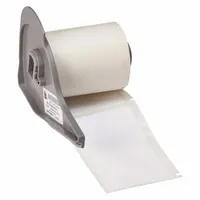 Pre-Cut Label Stock Roll: 1 29/32 in x 3 in, 3 in x 1 29/32 in, Polyester, White (Gloss) (MPN M7-37-423)