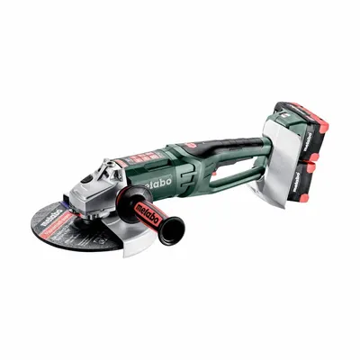 METABO Angle Grinder Kit: 9 in Wheel Dia, Brushless Motor, (4) 8.0 Ah, 18V DC - Metabo Cordless Angle Grinders