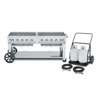 Gas Grill: Propane, 10 Burners, 159,000 BtuH Heating Capacity, 36 in Overall Ht, 28 in Overall Dp (MPN MCC-72)
