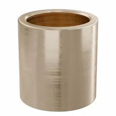 Sleeve Bearing: Bronze, SAE 841, 15 mm Bore, 19 mm OD, 20 mm Lg, 49,938 lb/sq in-fpm Max PV, 10 PK (MPN AAM1519-20B). Key specifications — System of Measurement: Metric; Material Grade: SAE 841; Brand: OILITE.