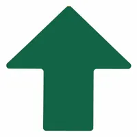 Floor Marking Tape: Arrow, Solid, Green, No Legend, 4 in x 10 in, 8 mil Tape Thick, Brady®, 100 PK (MPN 104425)