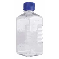 APPROVED VENDOR Media Bottle, PETG, 2000 mL, Sterile, Graduated, Screw-On Closure, WPBGC2000SB