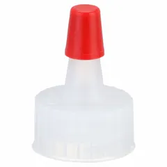 This off-white, unlined LDPE Yorker cap features an 18-400 mm screw closure size and is designed for narrow-mouth bottles. It is non-vented and does not include septa. Suitable for general-purpose sealing in industrial and laboratory settings.