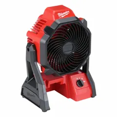 This cordless jobsite fan operates on the M18 battery platform and features a 7-inch blade diameter with three speed settings. It is sold as a tool only, without battery or charger. Suitable for cooling and ventilation in construction sites, workshops, and industrial facilities where mains power is unavailable.